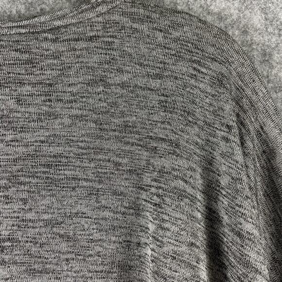 Joseph Ribkoff Tunic Top Womens 12 Gray Slinky Layered V Neck Stretchy Jersey - Picture 14 of 15